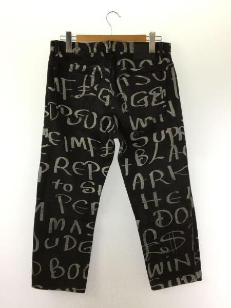 メンズ 30 supreme black ark denim regular jean