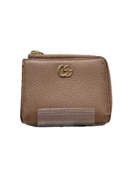 GUCCI(グッチ) / ジップアラウンドウォレット_GGマーモント/レザー/PNK 