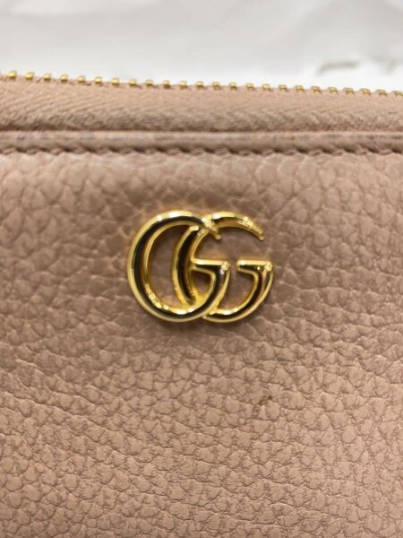 GUCCI / ジップアラウンドウォレット_GGマーモント/レザー/PNK/レディース GUCCI(グッチ) / ジップアラウンドウォレット_GGマーモント/レザー/PNK