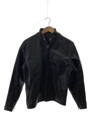 Schott レザージャケット・ブルゾン/M/レザー/BLK/ Schott N.Y.C（ショット） 「schott」 レザーブルゾン M ブラック