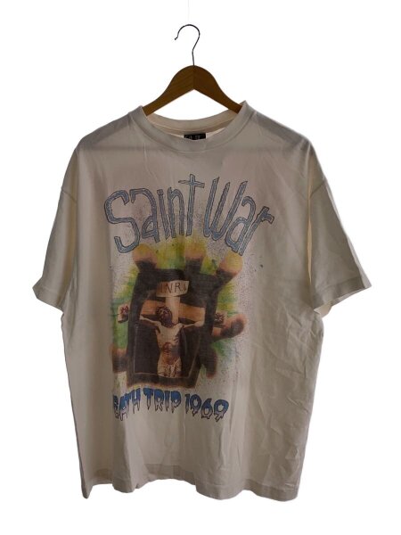 SAINT MICHAEL(セントマイケル) / 右脇穴有/Tシャツ/XL/コットン/SM 