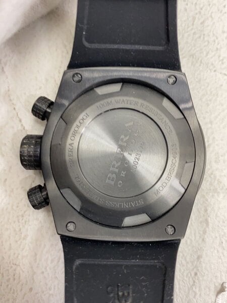 BRERA OROLOGI ブレラ オロロジ ブラック BRSSC4903 BRERA OROLOGI(ブレラオロロジ) / クォーツ腕時計/アナログ/ラバー/BLK