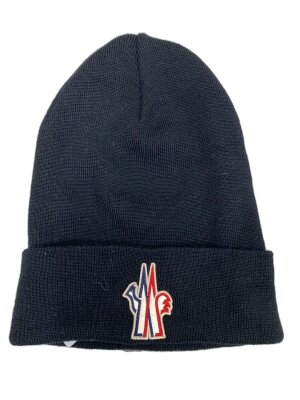 MONCLER(モンクレール) / ニットキャップ/--/ウール/BLK/無地