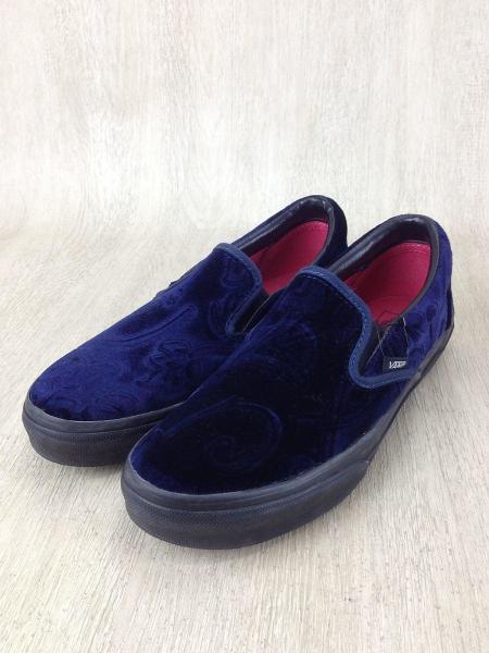VANS(バンズ) / 総柄ベルベットスリッポン/ローカットスニーカー/25cm 