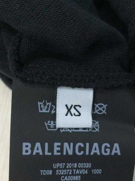 BALENCIAGA(バレンシアガ) / 18SS/KNOWLEDGE/COMMITMENT/胸ロゴ/バック 