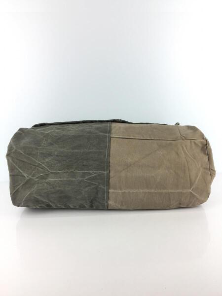 リメイク カーキ メッセンジャーバッグ ドリンクホルダー付き リメイク