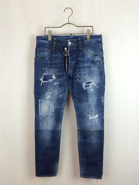 DSQUARED2(ディースクエアード) / Skater Jean/クラッシュ加工スキニー 