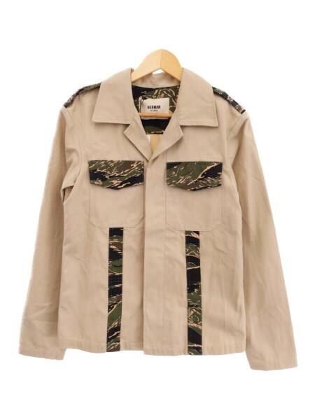 古着】カモ柄ミリタリージャケット 襟切り替え G-STAR RAW（ジースター 