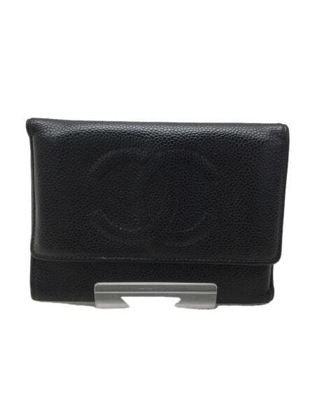 CHANEL(シャネル) / キャビアスキン ココマーク 三つ折り財布/3つ折り