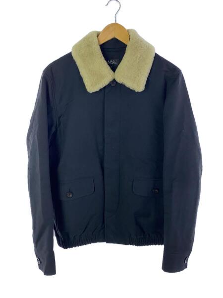 A.P.C.(アーペーセー) / N-1/襟ボア/デッキジャケット/S/コットン/NVY 