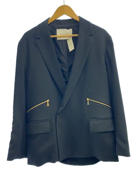 CULLNI(クルニ) / Double Satin ZIP Pocket Tailored Jacket/2/BLK/23 