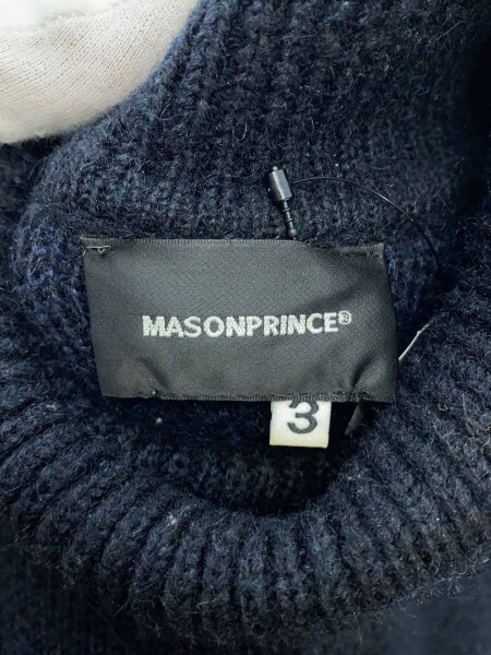 MASONPRINCE(メイソンプリンス) / ダメージ加工タートルネックニット/3