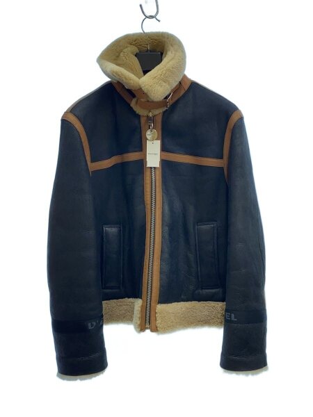 ディーゼル ムートンレザージャケット B-3タイプ XS DIESEL DIESEL