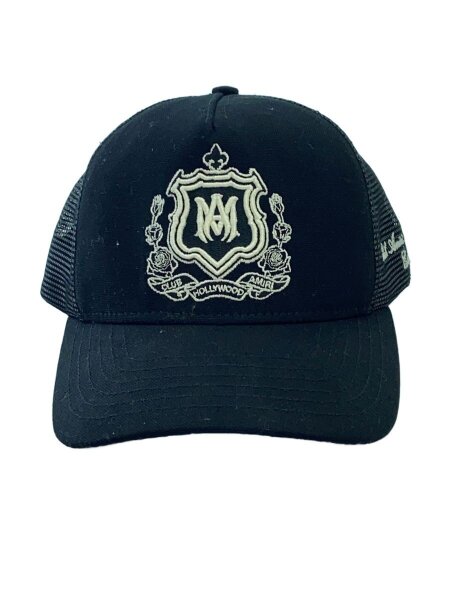 AMIRI(アミリ) / MA CREST TRUCKER HAT/メッシュキャップ/--/BLK 