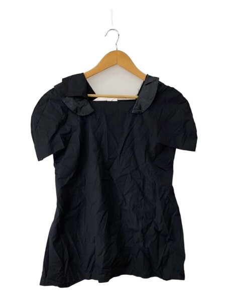 COMME des GARCONS(コムデギャルソン) / 半袖ブラウス/M/コットン/BLK 