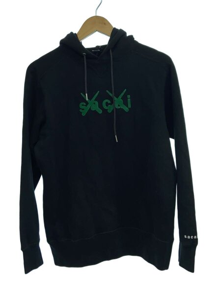 sacai(サカイ) / ×KAWS/Flock Print Hooide/パーカー/1/コットン/BLK 