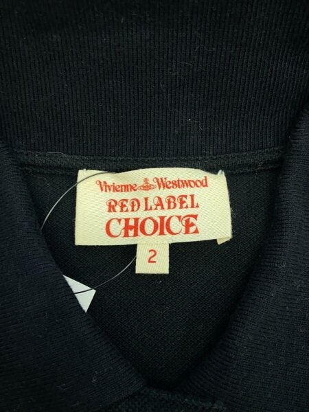 【美品】ヴィヴィアンウエストウッドレッドレーベル　半袖ポロシャツ　オーブ刺繍 Vivienne Westwood RED LABEL(ヴィヴィアンウエストウッドレッド