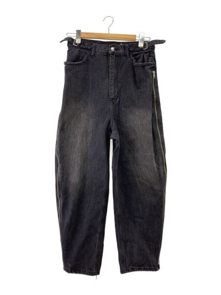 GRANCY(グランシー) / ZipDesign Buggy DenimPants/L/デニム/BLK 