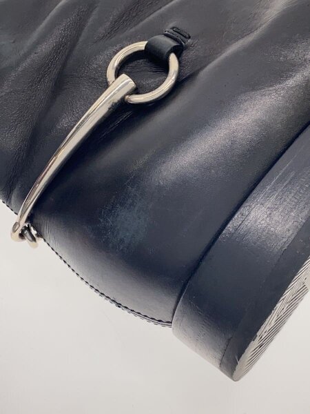 GUCCI(グッチ) / ホースビット/エンジニアブーツ/UK9/BLK/レザー