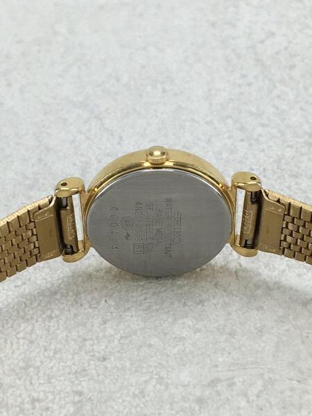 SEIKO(セイコー) / クォーツ腕時計/アナログ/WHT/GLD/4N21-0052 | 中古 