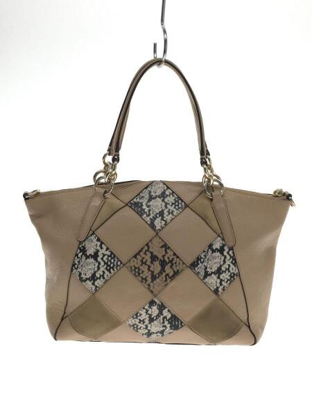 COACH ハンドバッグ COACH(コーチ) / ショルダー欠品//ハンドバッグ/レザー/BEG/F57849