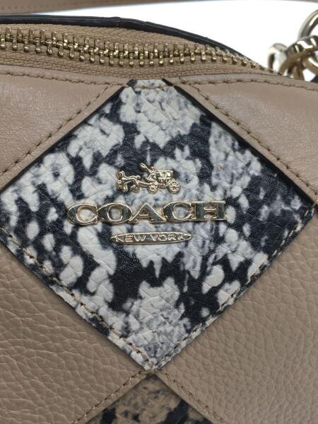 COACH(コーチ) / ショルダー欠品//ハンドバッグ/レザー/BEG/F57849