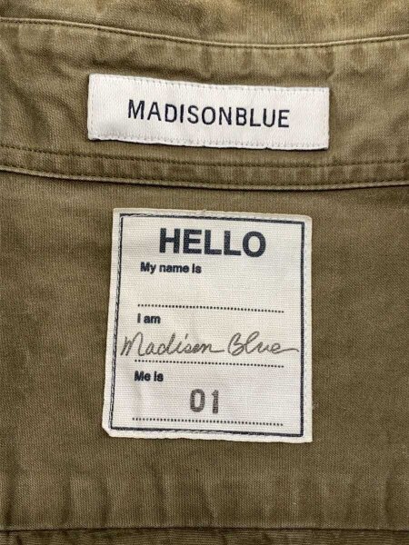 MADISONBLUE(マディソンブルー) / 長袖シャツ/1/コットン/KHK/MB204
