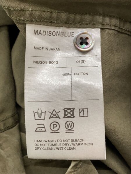 MADISONBLUE(マディソンブルー) / 長袖シャツ/1/コットン/KHK/MB204