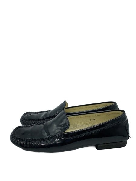 新品 TOD'S ドライビングシューズ 黒エナメル 37 ローファー TOD'S