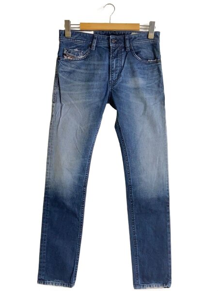 DIESEL ブラックデニム ジップ装飾付き DIESEL（ディーゼル） ブラック 