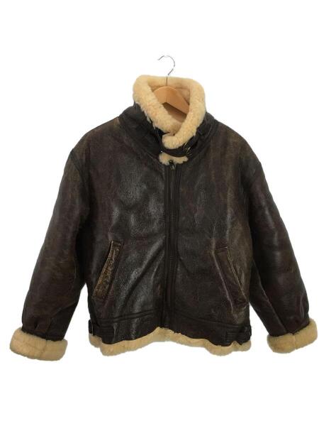 B-3 フライトジャケット ムートン 羊革 SUBURBAN 羊革 B-3 フライト