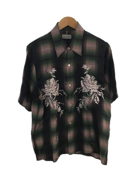 BED J.W. FORD(ベッドフォード) / HALF SLEEVES BLOUSE フラワー刺繍