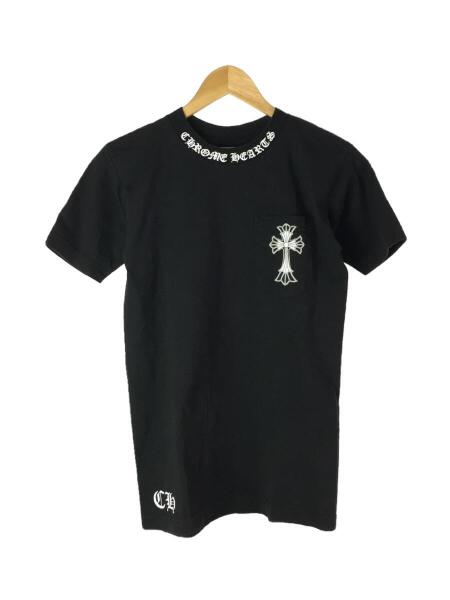 CHROME HEARTS(クロムハーツ) / Tシャツ/S/コットン/BLK/ダブルクロス 