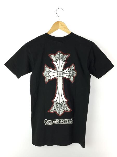 CHROME HEARTS(クロムハーツ) / Tシャツ/S/コットン/BLK/ダブルクロス 