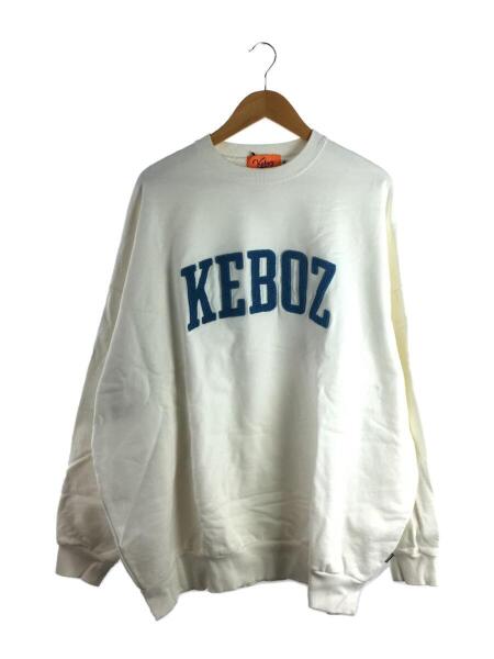Keboz(ケボズ) / スウェット/XXL/コットン/WHT/ロゴワッペン | 古着の 