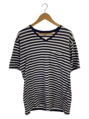 UNUSED(アンユーズド) / 25SS/OMBRE BORDER L/S TEE/3/コットン/マルチ 