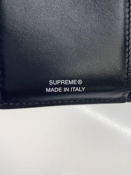 Supreme(シュプリーム) / 3つ折り財布/レザー/KHK/カモフラ/メンズ 
