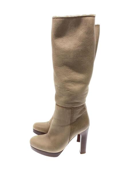 MIU MIU(ミュウミュウ) / ロングブーツ/38/BRW/レザー/5W7158 | 中古品 