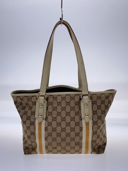 GUCCI / ハンドバッグ/キャンバス/CML/総柄/137396 GUCCI(グッチ) / トートバッグ_シェリー_GGキャンバス/キャンバス/CML