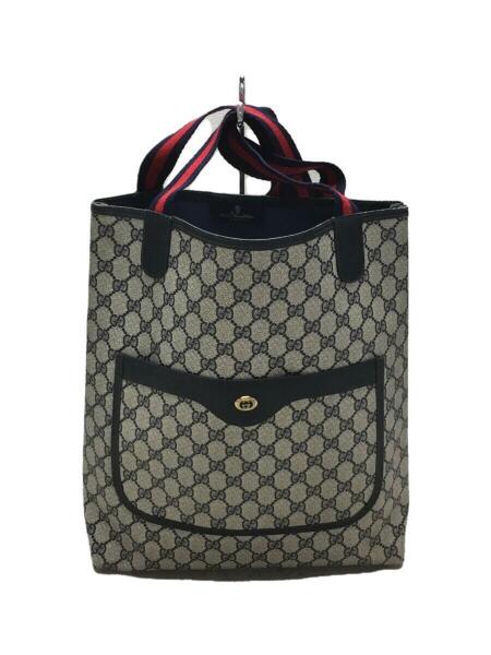GUCCI(グッチ) / OLD GUCCI/GG柄/トートバッグ/PVC/NVY/総柄/40.02.003 