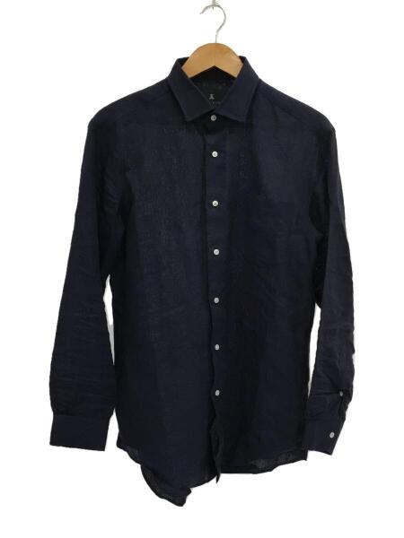 LANVIN COLLECTION(ランバンコレクション) / 長袖シャツ/48/リネン/NVY 