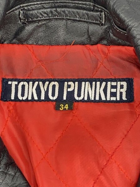TOKYOPUNKER&frasl;レザージャケット・ブルゾン&frasl;34&frasl;レザー&frasl;BLK