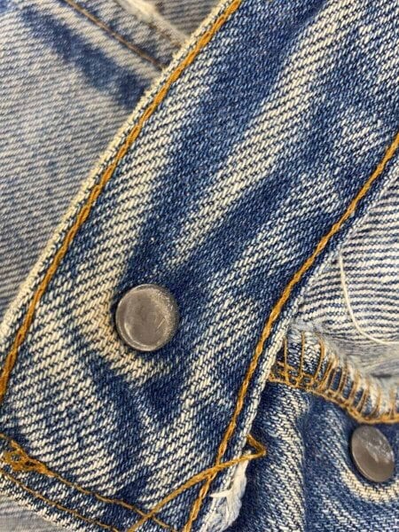 Levis 501 66後期 赤耳 ボタン裏6 70s Levi's 501 66後期 36×