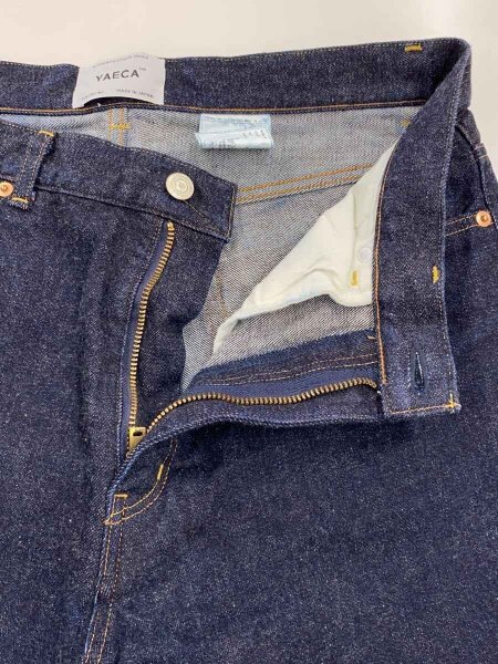 YAECA(ヤエカ) / DENIM PANTS WIDE STRAIGHT/ボトム/34/デニム/IDG 