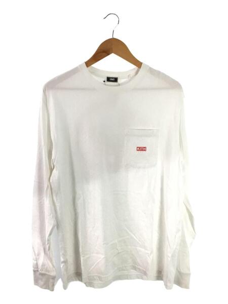 KITH(キス) / 長袖Tシャツ/M/コットン/WHT/OPPOSITES ATTRACT | 古着の 