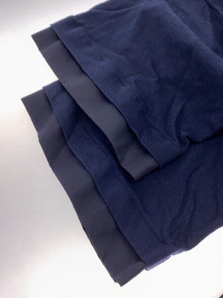 nagonstans / 天竺プリーツDress/半袖ワンピース/S/コットン/NVY/470FA483-0410 nagonstans(ナゴンスタンス) / 天竺プリーツDress/半袖ワンピース/S