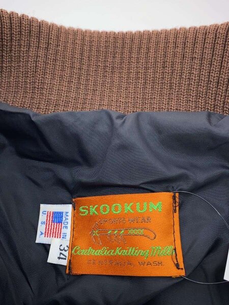 SKOOKUM(スクーカム) / レザージャケット・ブルゾン/34/牛革/BRW