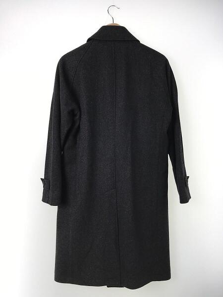 VISARUNO ロング ウールコート 黒 VISARUNO(ヴィサルノ) / コート/S/ウール/GRY/カシミヤ10％/ロング