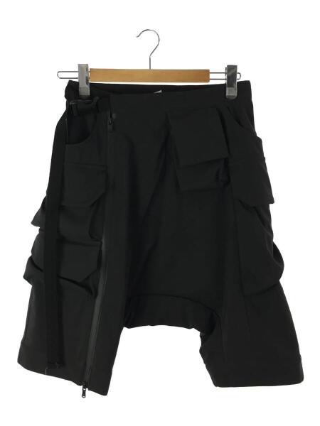 The Viridi-anne サイドポケット付き黒ハーフパンツ The Viridi-anne