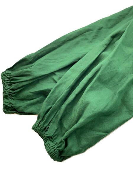 nest Robe / 長袖ワンピース/FREE/リネン/GRN/01233-1034 nest Robe(ネストローブ) / 長袖ワンピース/FREE/リネン/GRN/無地